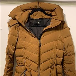 Used: Zara Brown Down Fill Jacket Size Small